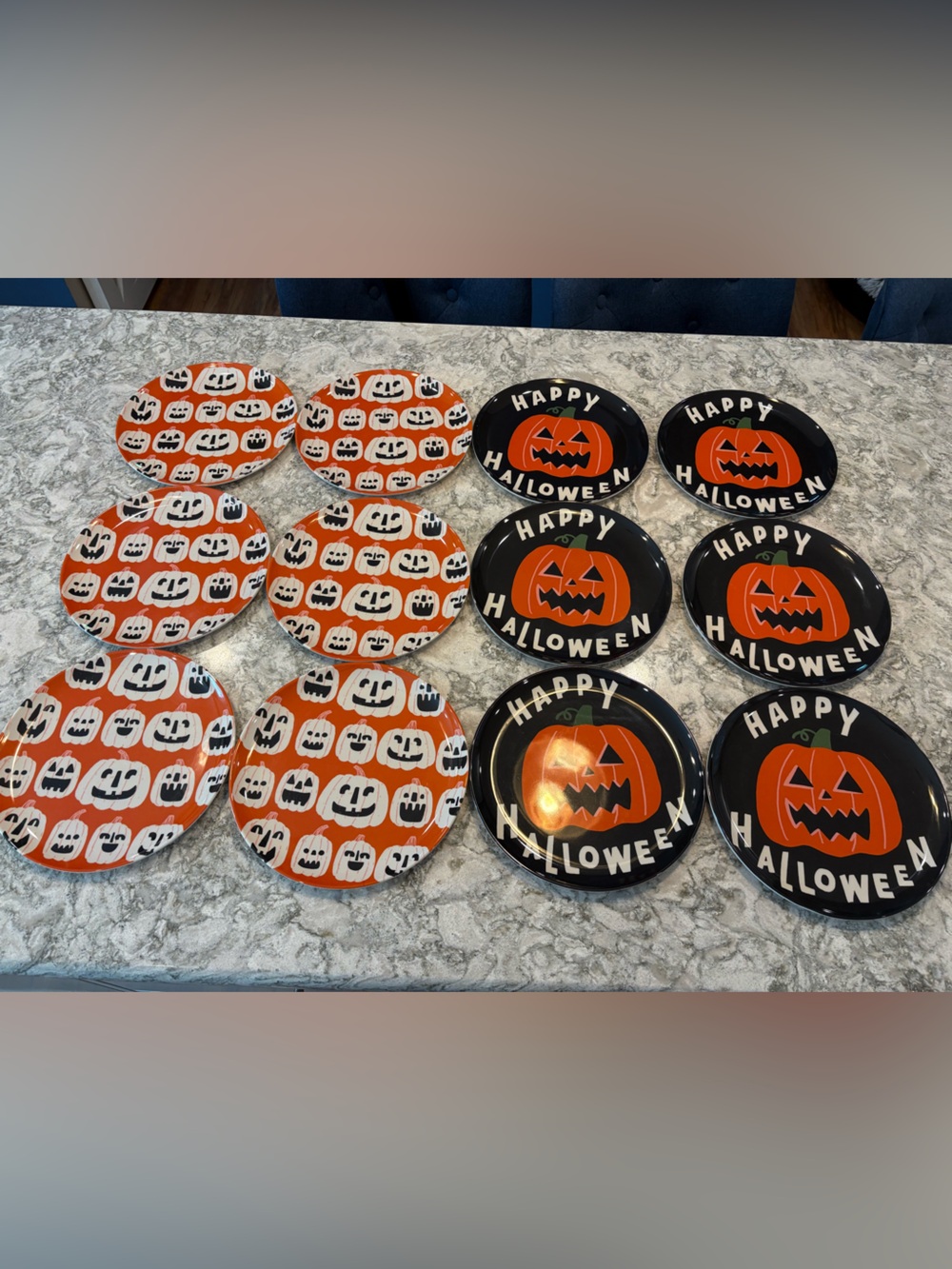 Hyde and EEK! Boutique 8.5” Halloween Melamine Dinner Plates Set of 12